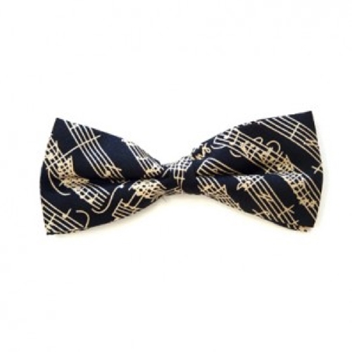 BlackSilkMusicBowtie