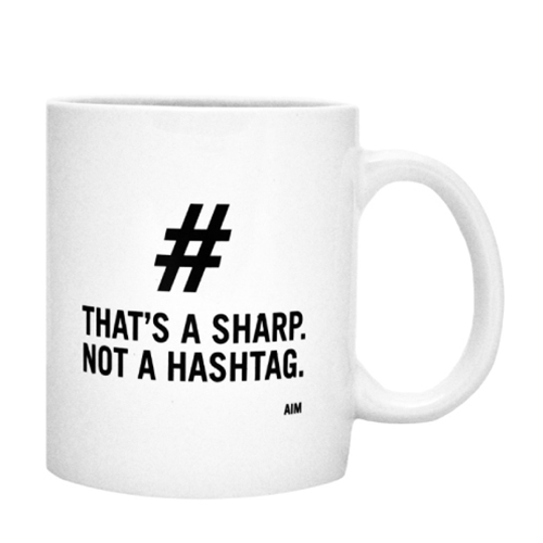 NotaHashtagMug