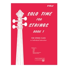 Solo Time for Strings, Book 1 - Viola