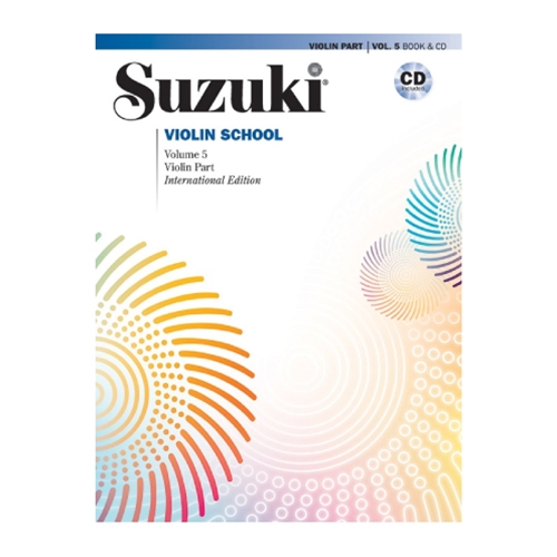 Suzuki Violin School International Edition, Volume 5 - Book/CD