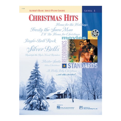 Alfred's Basic Adult Piano Course: Christmas Hits Book 1