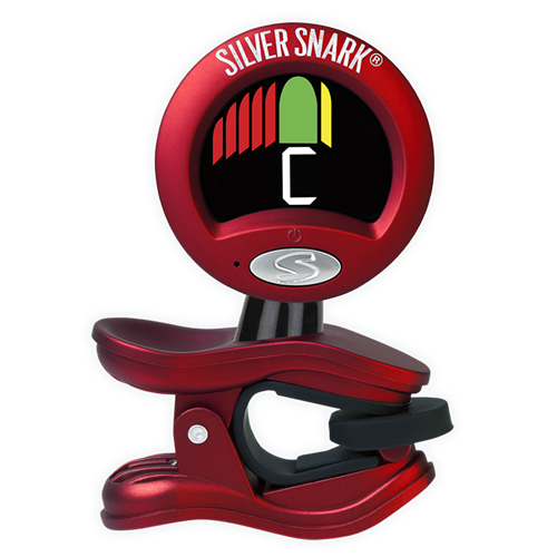 SILRED Red Silver Snark Clip-On Chromatic Tuner