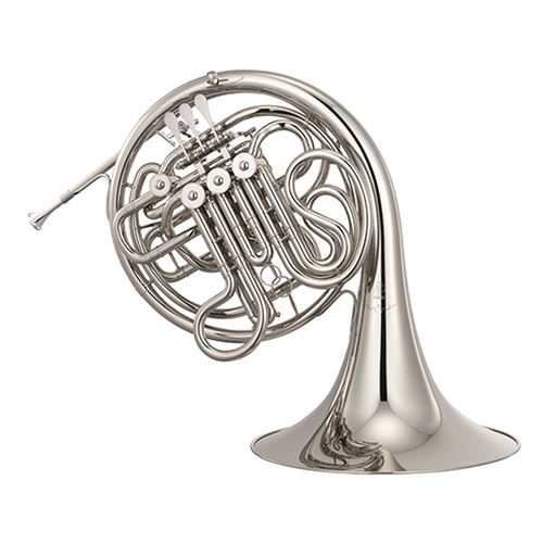 Yamaha YHR-672N Professional Double French Horn - Nickel-Silver - Kruspe  Wrap