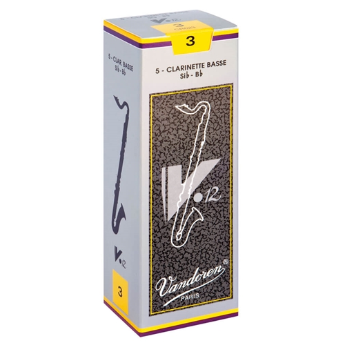 Vandoren CR62 Bass Clarinet V12 Reeds - Box of 5